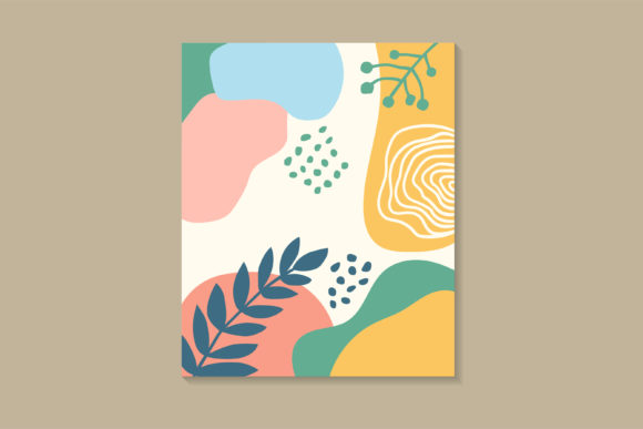 Bright Retro Pastel Color Background