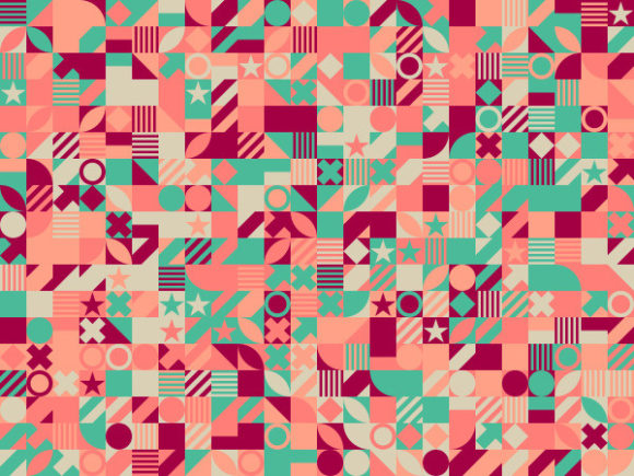 Retro 80s Abstract Pattern