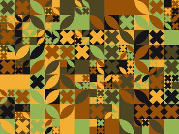 Retro 80s Ethnic Pattern